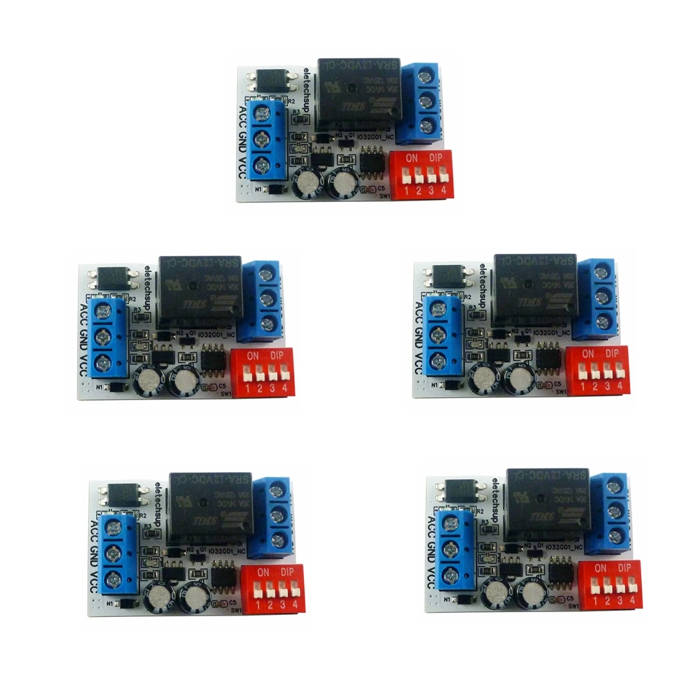 

20A Car Power-off Delay Switch Turn off After Power-off delay DC 12V ACC Trigger Relay Module Board