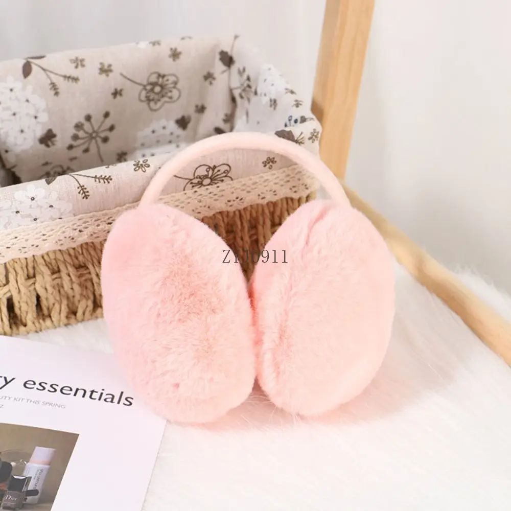 Winter Warm Ear Muffs Fluffy Cosy Plush Thicken Warm Earmuffs Soft Casual Ear Protection Ear Muffs For Aldult Kids High Quality