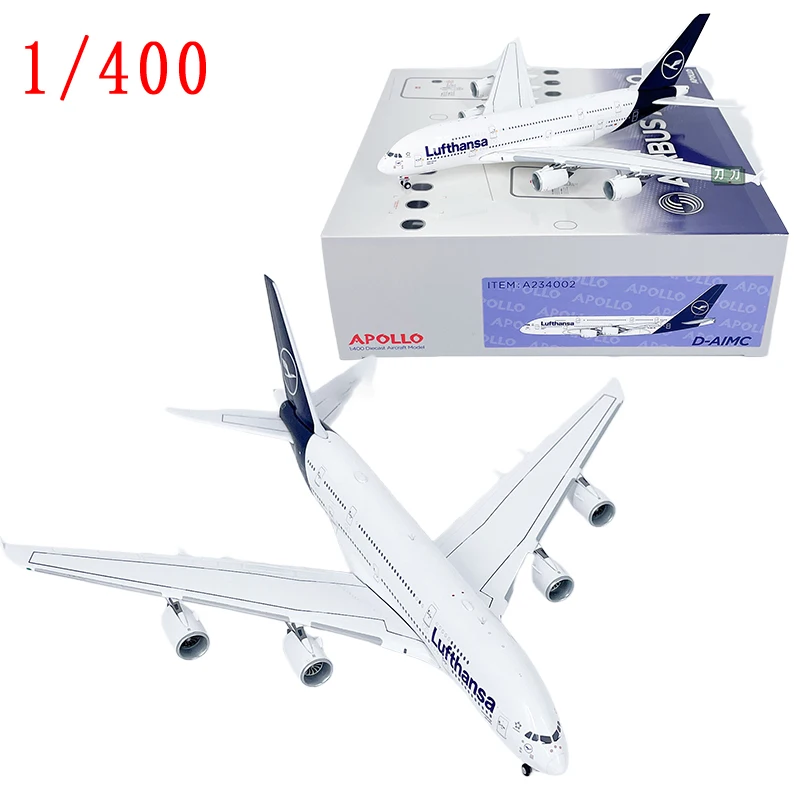 Diecast 1/400 Scale Deutsche Lufthansa Alloy Airplane Model A380 D-AIMC Play Vehicles Display Collection Hobby Toys