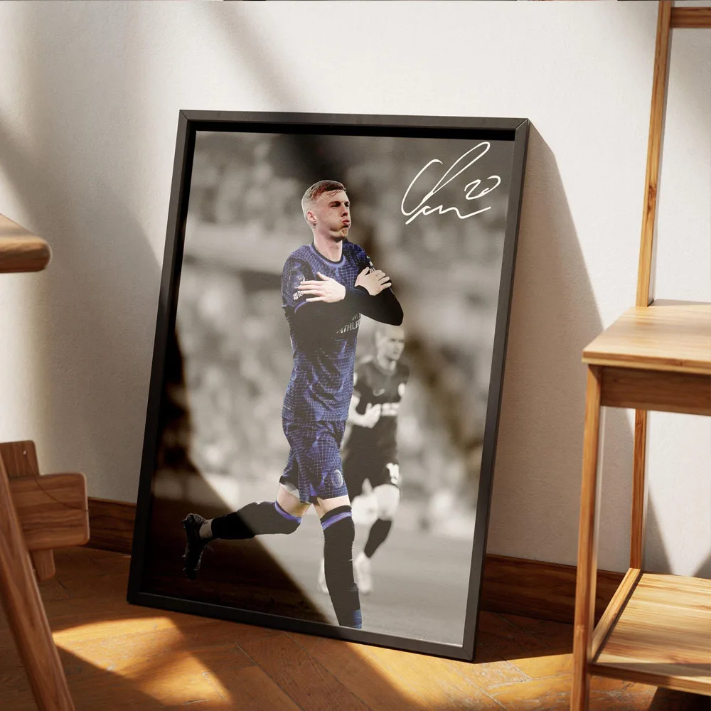 1PC Football Star C-Cole P-Palmer Posters Canvas Painting Print Room Home Bar Cafe Decor Room Wall Decor Soccer Fan Gift