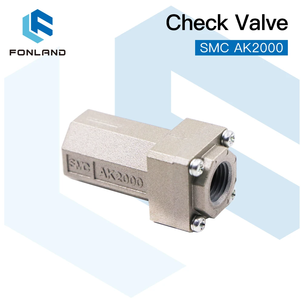 

FONLAND Air Check Valve OEM SMC AK2000 Max.1.5 Mpa 1/4 Thread for Laser Machine Pneumatic System