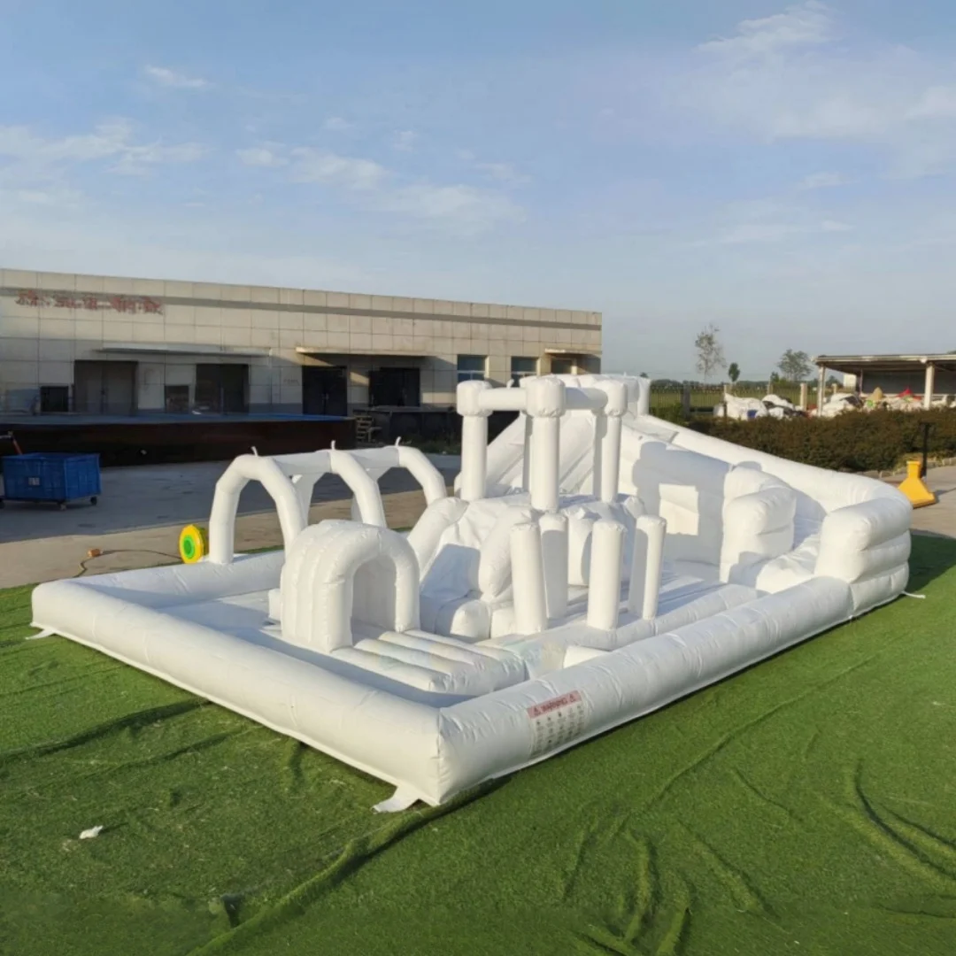 Water Obstacle Splash Pad Toddler Kids Water Pool slide Backyards Summer PVC Splash Pool playground piscina infantil