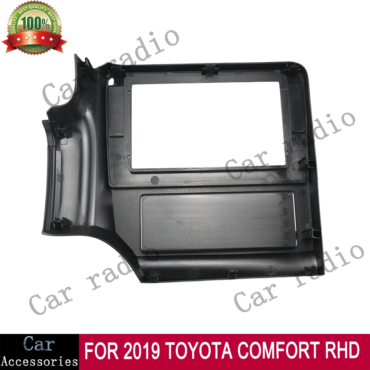 10.1 Inch For 2019 TOYOTA COMFORT Frame Car Radio Android Stereo Frame Player Head Unit Fascia Panel Dash Board Cover