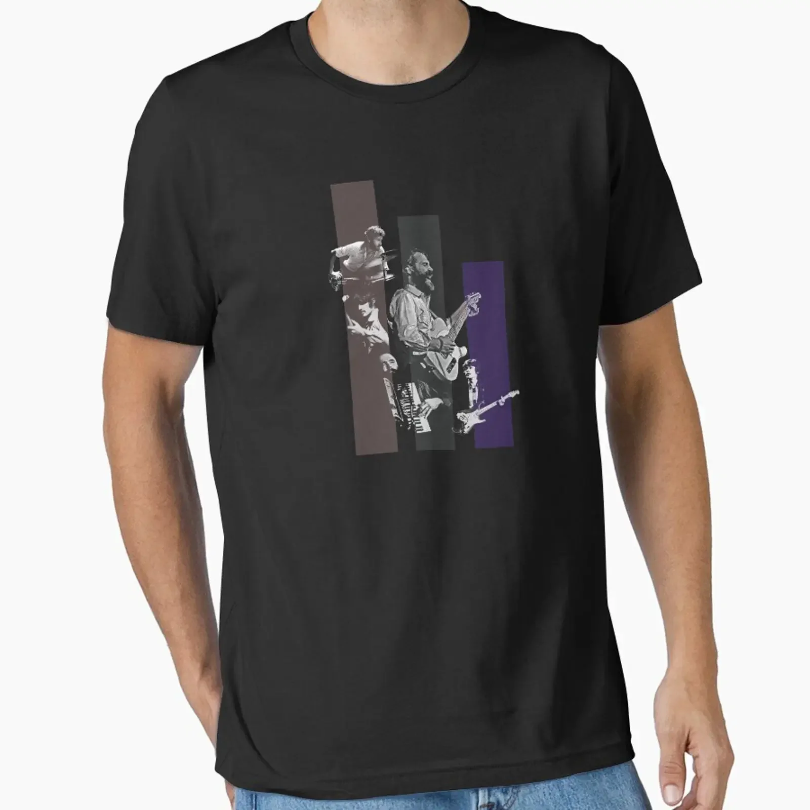 The Band in Concert Essential T-Shirt, Vintage-Stil, gewaschene Grafik, dehnbar, Unisex, weiche Designerkleidung, atmungsaktiv, lässig, vielseitig