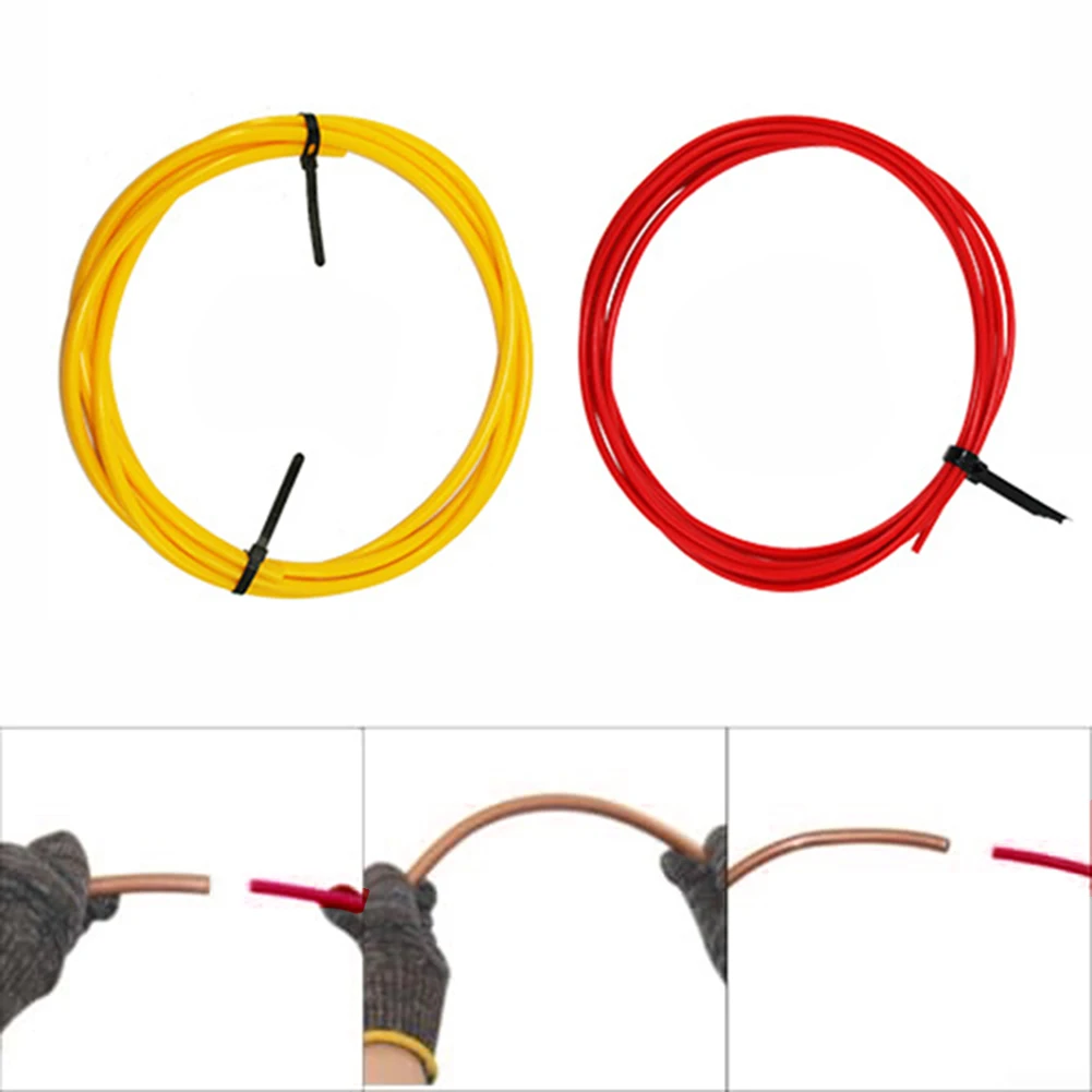 

1/2 1/4 Built-in Copper Tube Bending Strip Air Conditioning Pipe Bender Kit PE Plastic Air Conditioner Copper Pipe Protector Ben