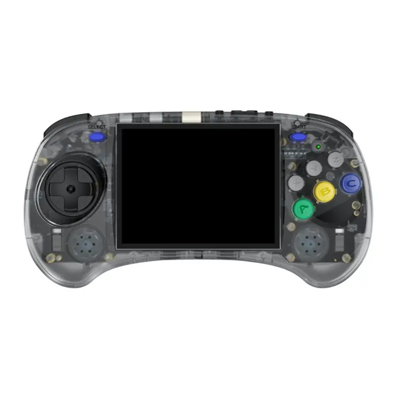 DL-RG ARC-S وحدة تحكم بجهاز لعب محمول 4 بوصة IPS Linux OS تصميم ستة أزرار مشغلات فيديو ريترو دعم مقبض سلكي سهل الاستخدام