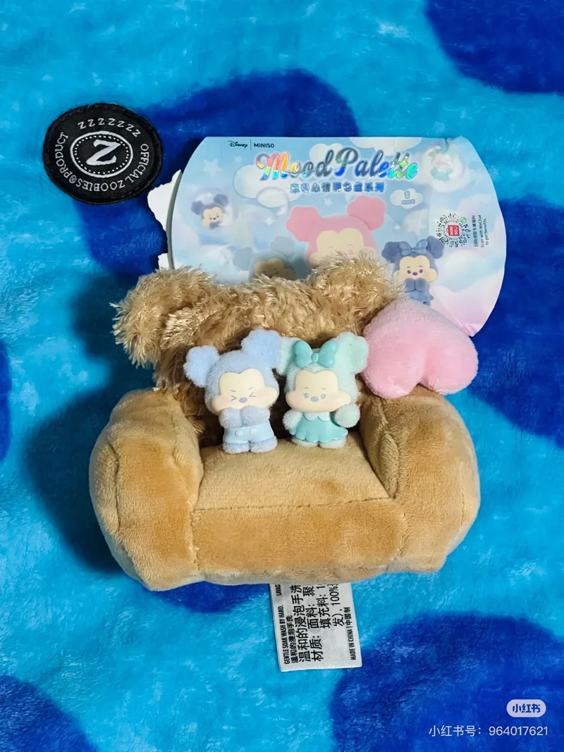 

Disney Mini Blind Box Mickey Mood Palette Series Anime Figures Desktop Collection Ornaments To Decorate Children Toy Gifts