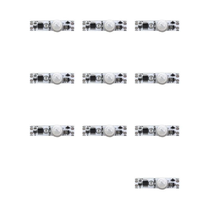 B29C-10X DC 5-24V 12V PIR Motion Sensor Switch Module Human Movement Sensor Detector Controller Switch Module