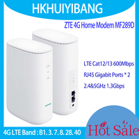 Unlocked ZTE 4G CPE Router MF289D LTE CAT12 600Mbps Dual Band Wireless Gigabit Router Sim Card Home WiFi Modem