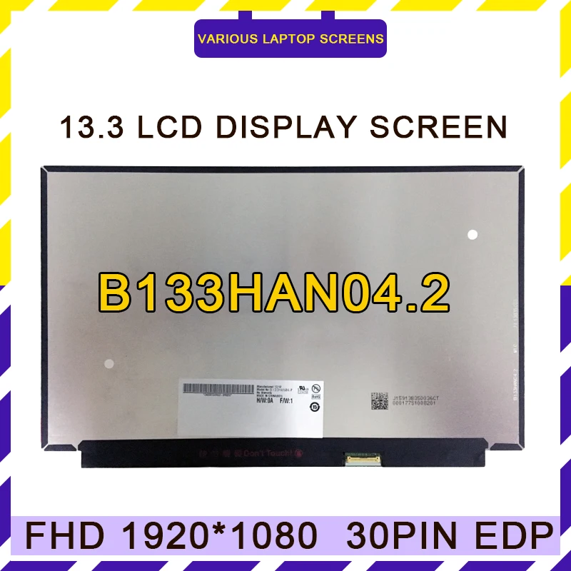 

Original 13.3 inch B133HAN04.2 IPS FHD 1920x1080 Lcd Screen Matrix Panel Digitize Assembly For ASUS ZenBook UX370 UX370U UX370UA