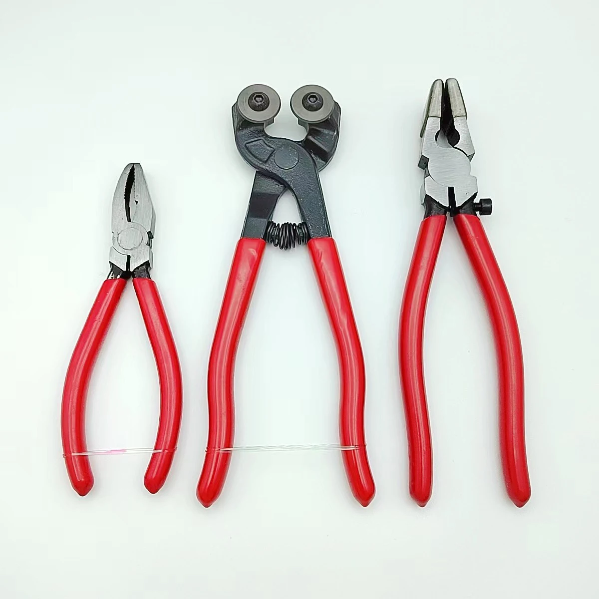 Glass Running Pliers Glass Cutter Tool Glass Cutting Tool Key Fob Pliers Glass Breaking Pliers for Stained Glass Work Tiles