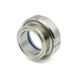 SS304 Tri-Clamp Sanitary Inner View Glass - 25 38 51 57 -102mm Multi-Size Clear Observation Beverage Homebrew Impurity Detection