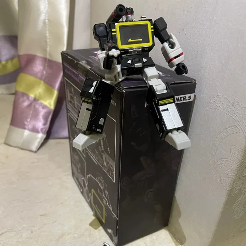 PocketToys PT04B Transformatie robot speelgoed Dark Soundwave Action Figure kleinschalige Robot Geschenken Speelgoed