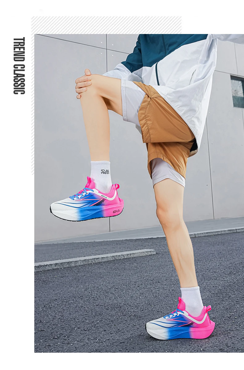Herren Marathon-Laufschuhe mit Carbonplatte, Spezial-Sportschuhe für Outdoor, Atmungsaktiv, Leicht, Bequeme Damen-Sneaker – Detail 19