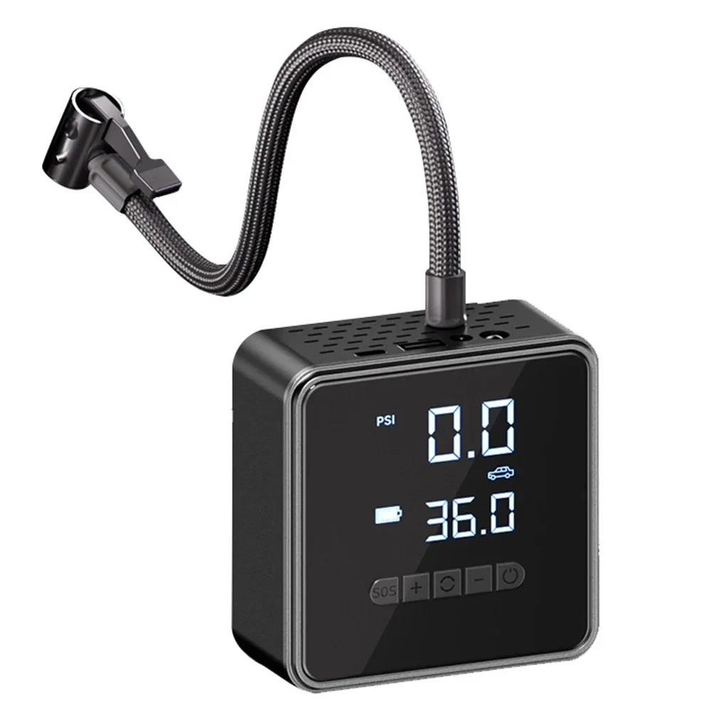 

150 PSI Air Compressor For Car Tires Air Battery Portable Tire Inflator Fast Tire Inflation LED Light For Safety