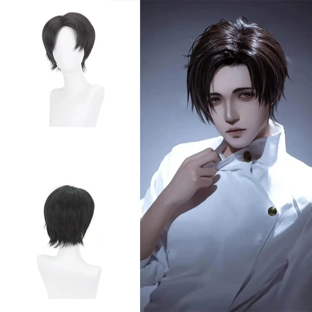 

High-Quality Anime Jujutsu Kaisen Yuta Okkotsu Cosplay Synthetic Short Hair Black Suitable Daily Party High-Temperature Silk Wig