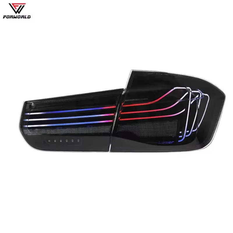 Manufacturing for BMW 3 Series F30/F35 to M4 CSL RGB Type Taillight Smoked Car Accessories Rear Lamp Light New Condition Items！！