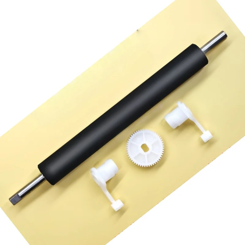1set Platen Rubber Roller Kit with Clip /Gear for Xprinter XP-TT425B TT426B H500B TT325B Thermal Label Printer