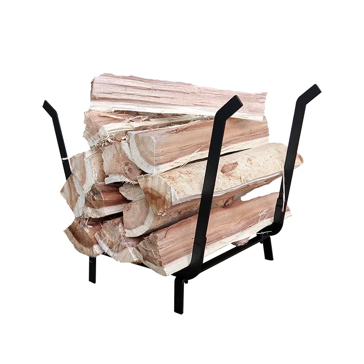 Fireplace wood holder log rack firewood metal firewood rack stand