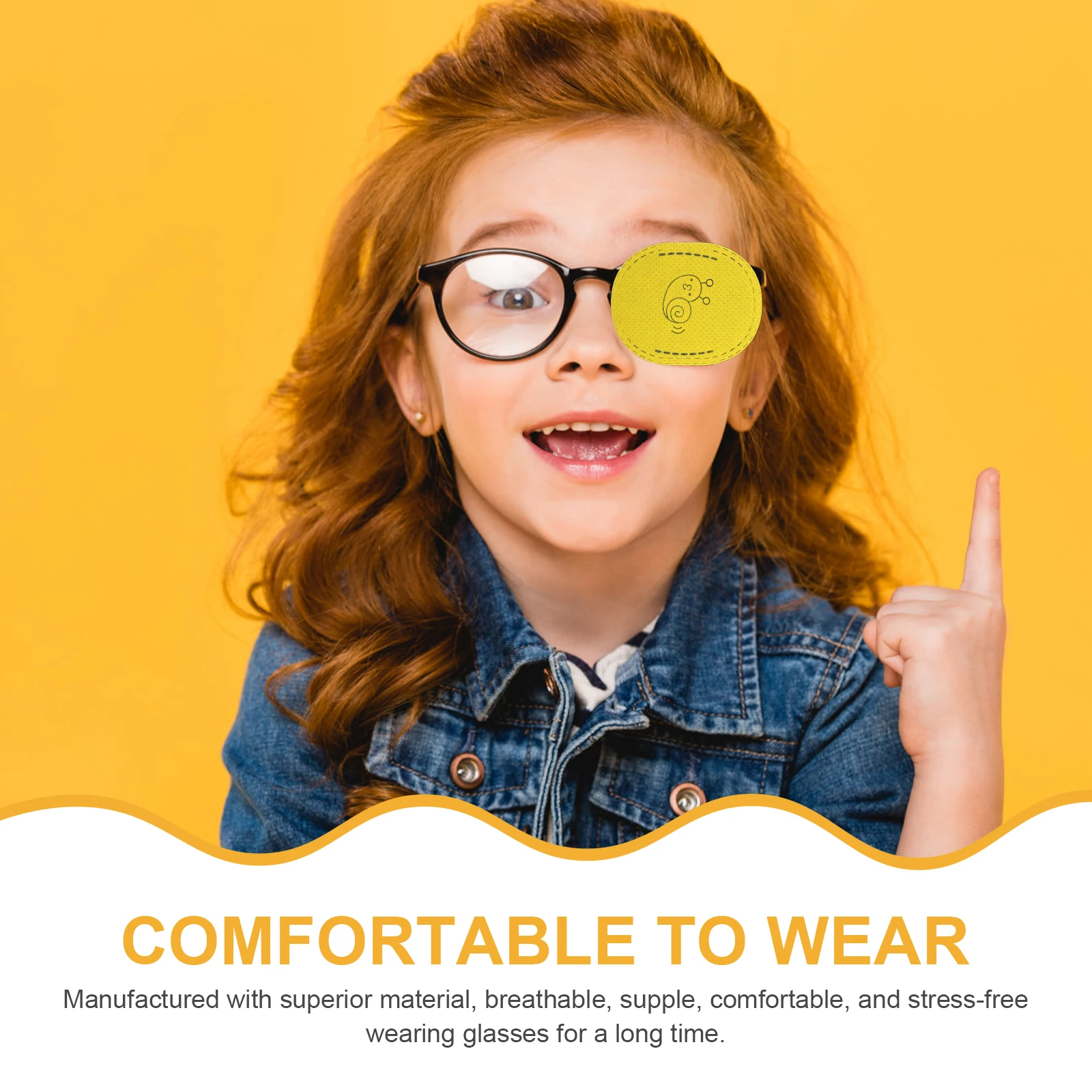 

12 Pcs Non woven Eye Mask for Kids Breathable Children Patches Blindfold Amblyopia Correction Training Glasses Lightweight