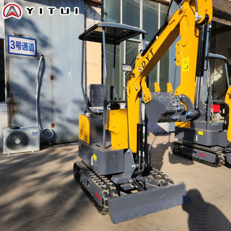 Miniescavadeira portátil de 1,2 toneladas (personalizada) Escavadeira rastreada para colocação de tubos de renovação interna em países da UE