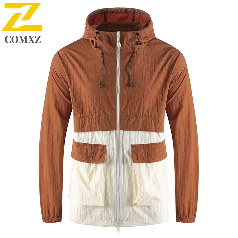 

Spring-Summer UV Protection Jacket Unisex Color Block Design UPF50+ Quick-Dry Outdoor Fishing Skin Coat with Sunscreen clothing