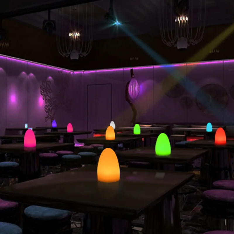 LED lumineux barre lampe de table restaurant bar table veilleuse télécommande charge table lumière créative lumière décorative