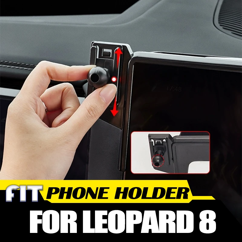 

Auto Phone Holder Suitable for BYD Equation Leopard 8 2024 2025 Dedicated Screen Fixed Car Phone Holder Base Navigation