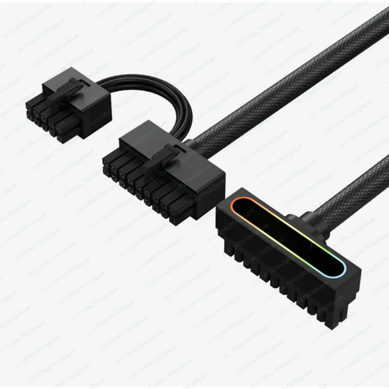 Side Out of The Main Board24PIN90 Degree Elbow Module Line ForARGB ShenguangSynchronization, One LineConnected Power Supply Line