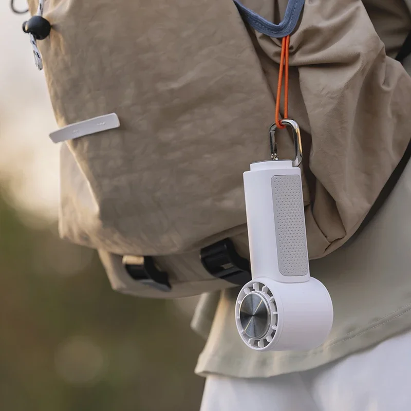 مكيف هواء صغير مبرد هواء محمول USB قابل لإعادة الشحن 2000 مللي أمبير في الساعة مروحة يدوية مكيف هواء صغير للتخييم في الهواء الطلق