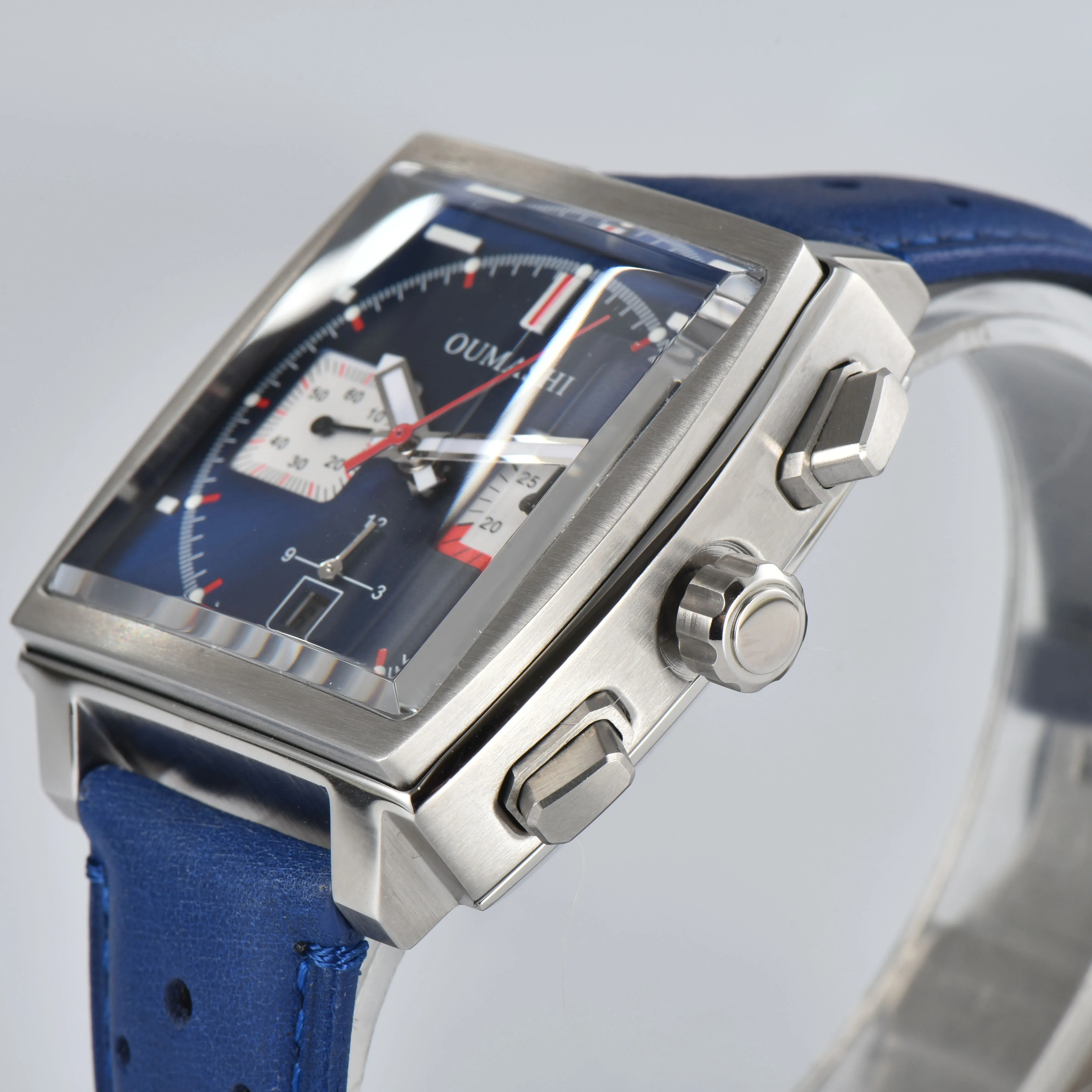 Nuevo reloj de lujo para hombre, reloj ETA 7750, reloj deportivo con sincronización resistente al agua de acero inoxidable, reloj mecánico automático, movimiento ETA7750