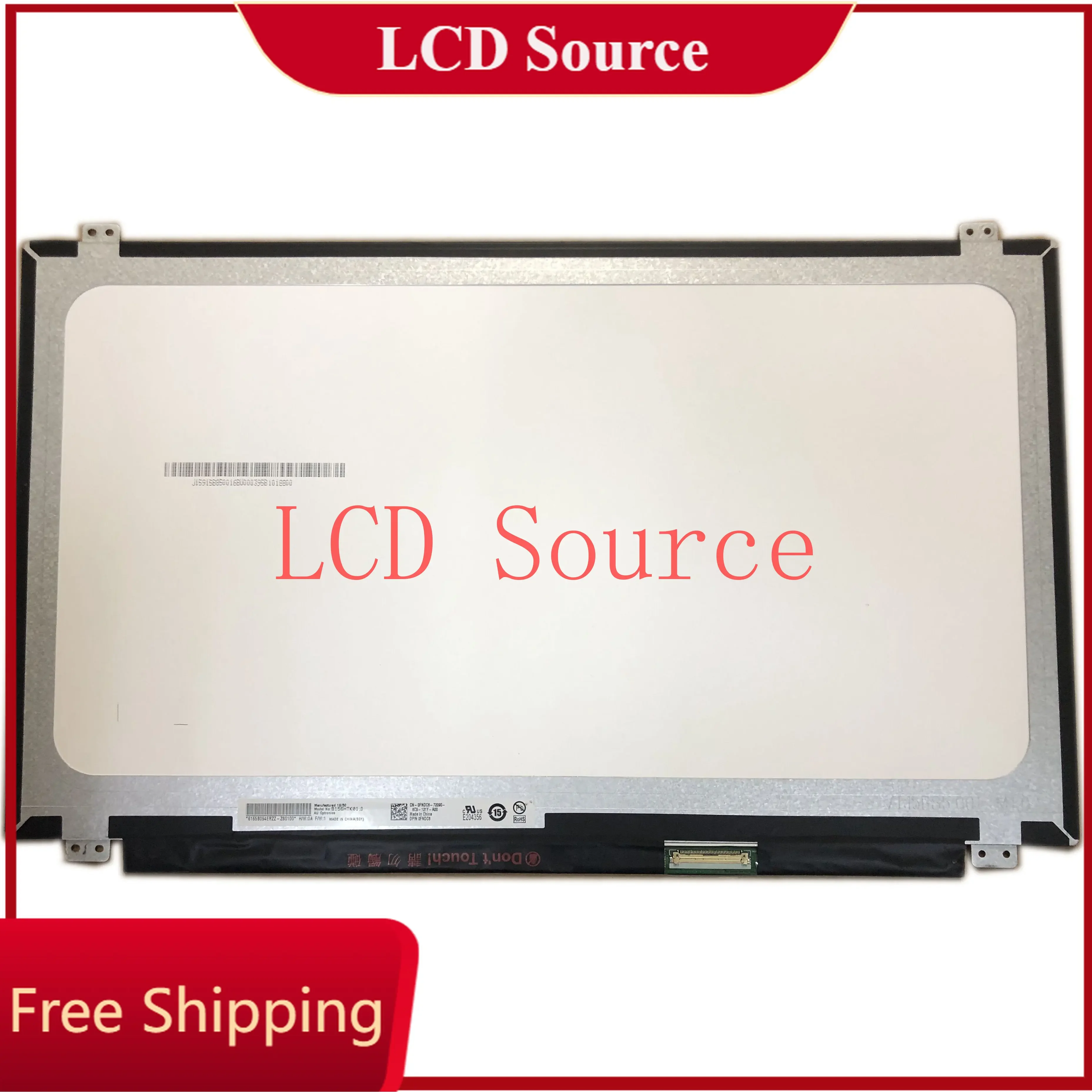 B156HTK01.0 FHD With Digitizer Panel P/N 0FNDC6 1920X1080 Display 15.6