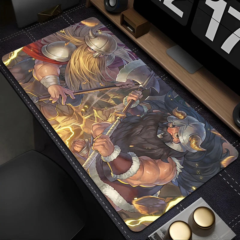 لوحة ماوس أنمي ملحقات الألعاب Office F-frieren Beyond Journey End لوحة مفاتيح كبيرة حصيرة مكتبية وسادة مطاطية ممتدة #3