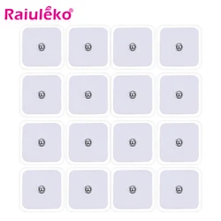 10/20Pcs Electrode Pads Self Adhesive Replacement Tens Non-woven Fabric Physical Therapy ReusableTENS Unit Patches Pad Messager