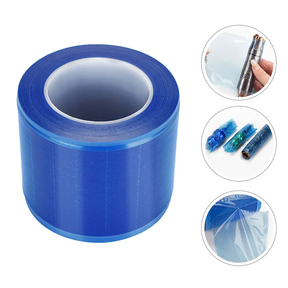 

1200Pcs Protective Isolation Film Disposable Plastic Membrane Waterproof Fog-Proof for Tattoo Tools