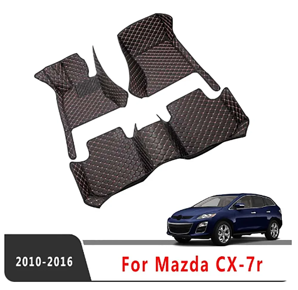 

Автомобильные коврики для Mazda CX-7 CX7 2016 2015 2014 2013 2012 2011, автомобильные аксессуары, кожаные коврики, защитные чехлы, ковер