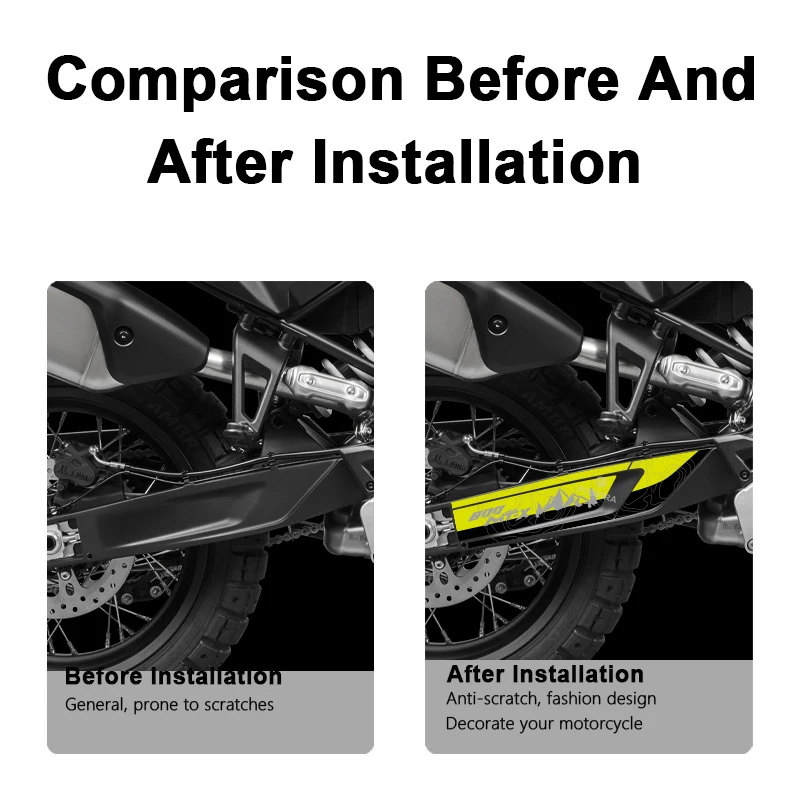 POSFIRA Motorcycle Swingarm Sticker Vinyl Decals for CF Moto 800 MTX MT X CFMoto 800MTX 800MT-X 2025 Swing Arm Accessories