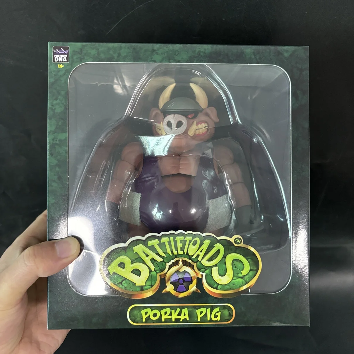 Megalopolis Premium Dna Battletoads ، موجة 1 ، عظام الفئران ، شخصية حركة الخنازير ، لعبة قابلة للتحصيل ، هدية