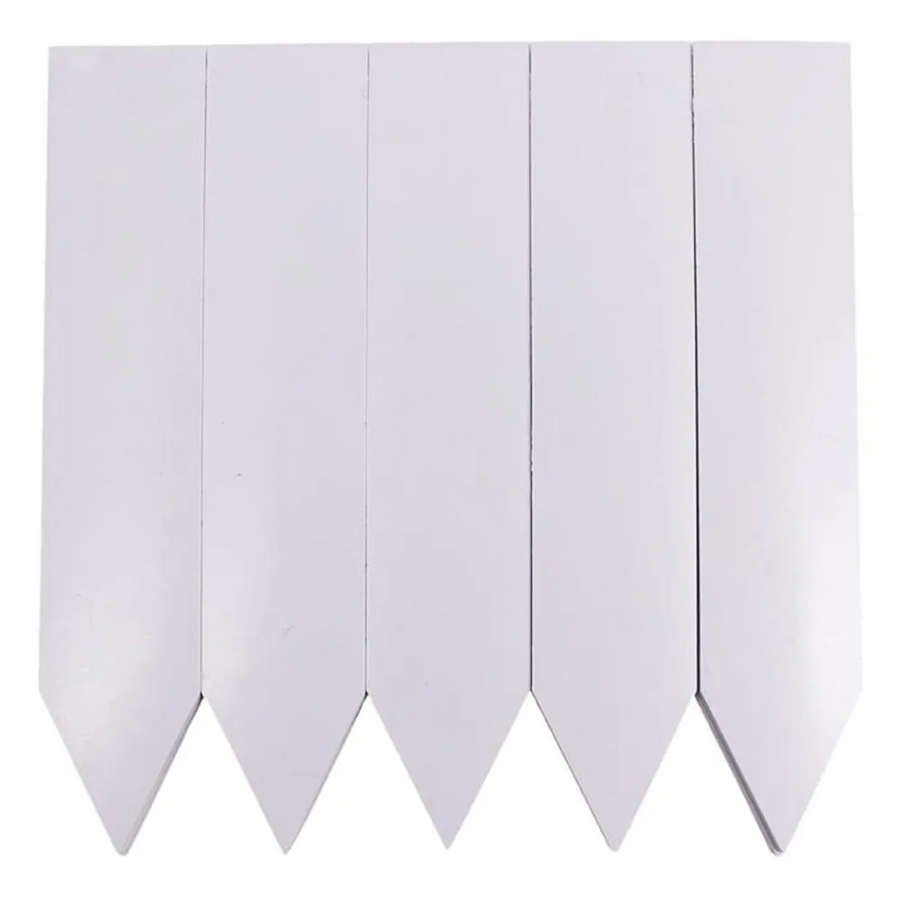 100PCS T-Shape Plant Label White Waterproof Plant Tags Plastic Garden Labels Gardening Flower Pot Mark Makers Garden Tools