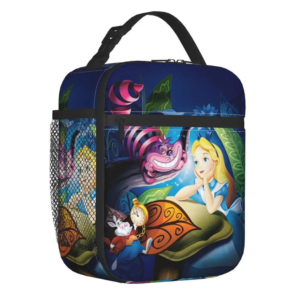 

Cheshire Cat Resuable Lunch Box Leakproof Smiling Cartoon Animal Cooler Thermal Food Insulated Lunch Bag School Children Student