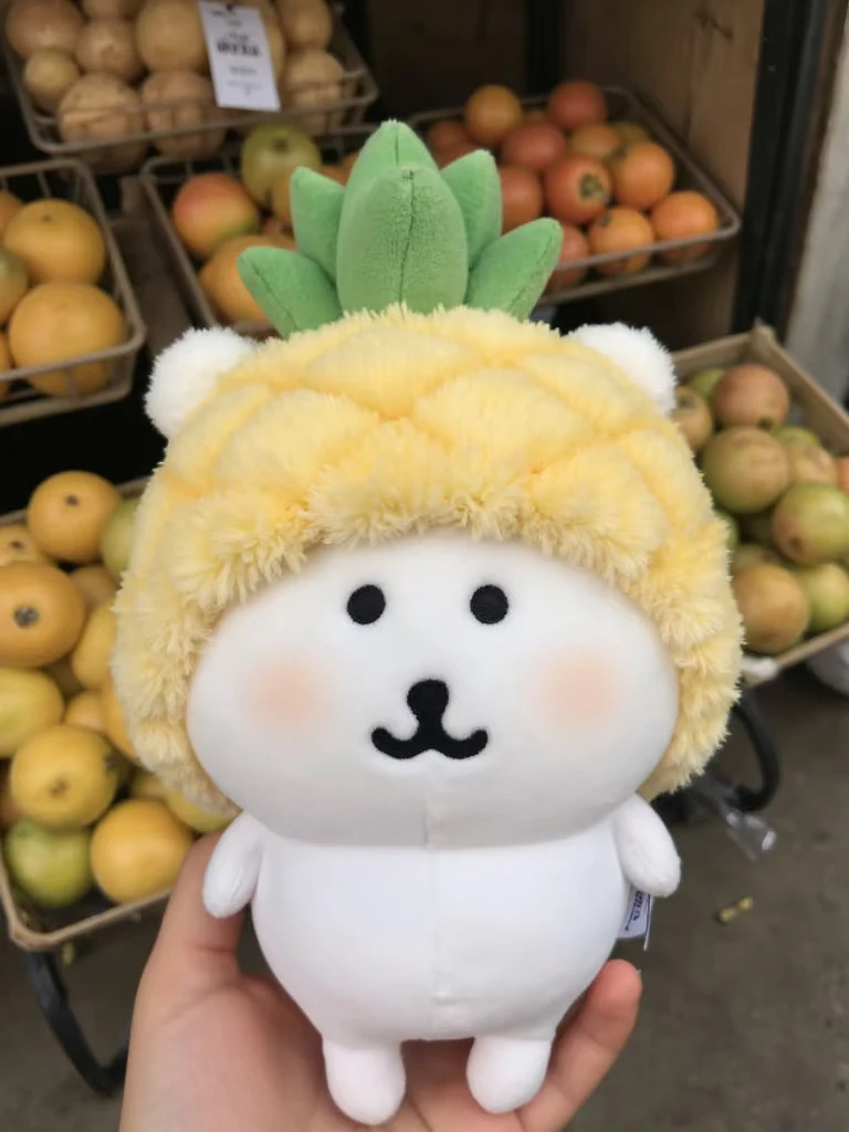 10-13Cm Mainan Mewah Tutup Kepala Beruang Kawaii Menggunakan Topi DIY Boneka Beruang Menyerap Diri Beruang Santai Korea Jepang Beruang Lelucon Populer