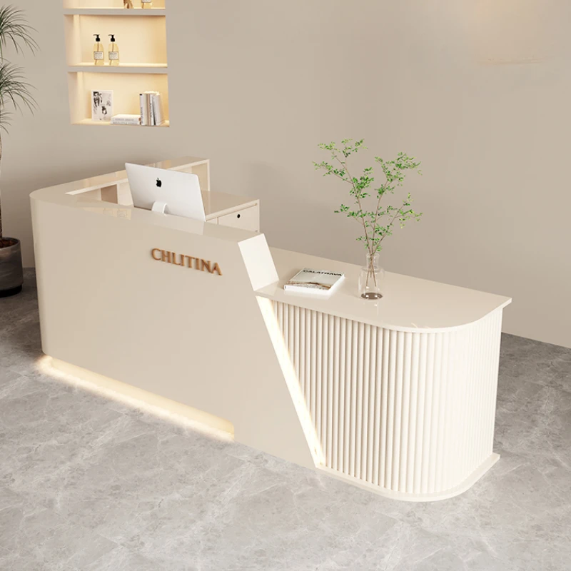 

Modern Computer Reception Counter Checkout Minimalist Reception Desks Restaurant Table Mostrador Recepcion Counter Furniture