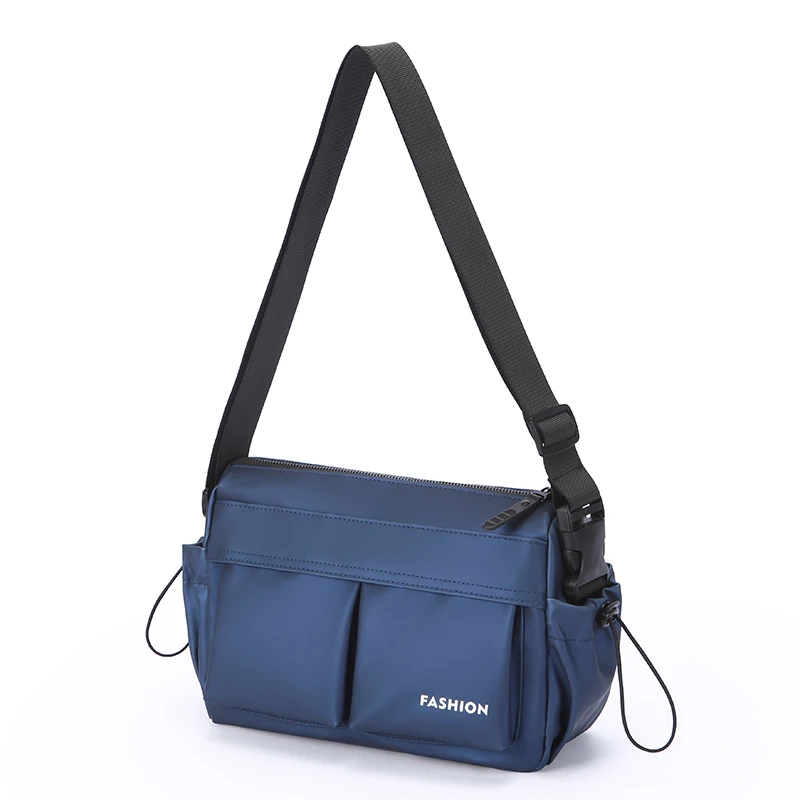 نسخة أفقية جديدة حقيبة كتف رجالية للسفر في الهواء الطلق حقيبة كروسبودي بسيطة وعصرية حقائب ساع من قماش أكسفورد #5