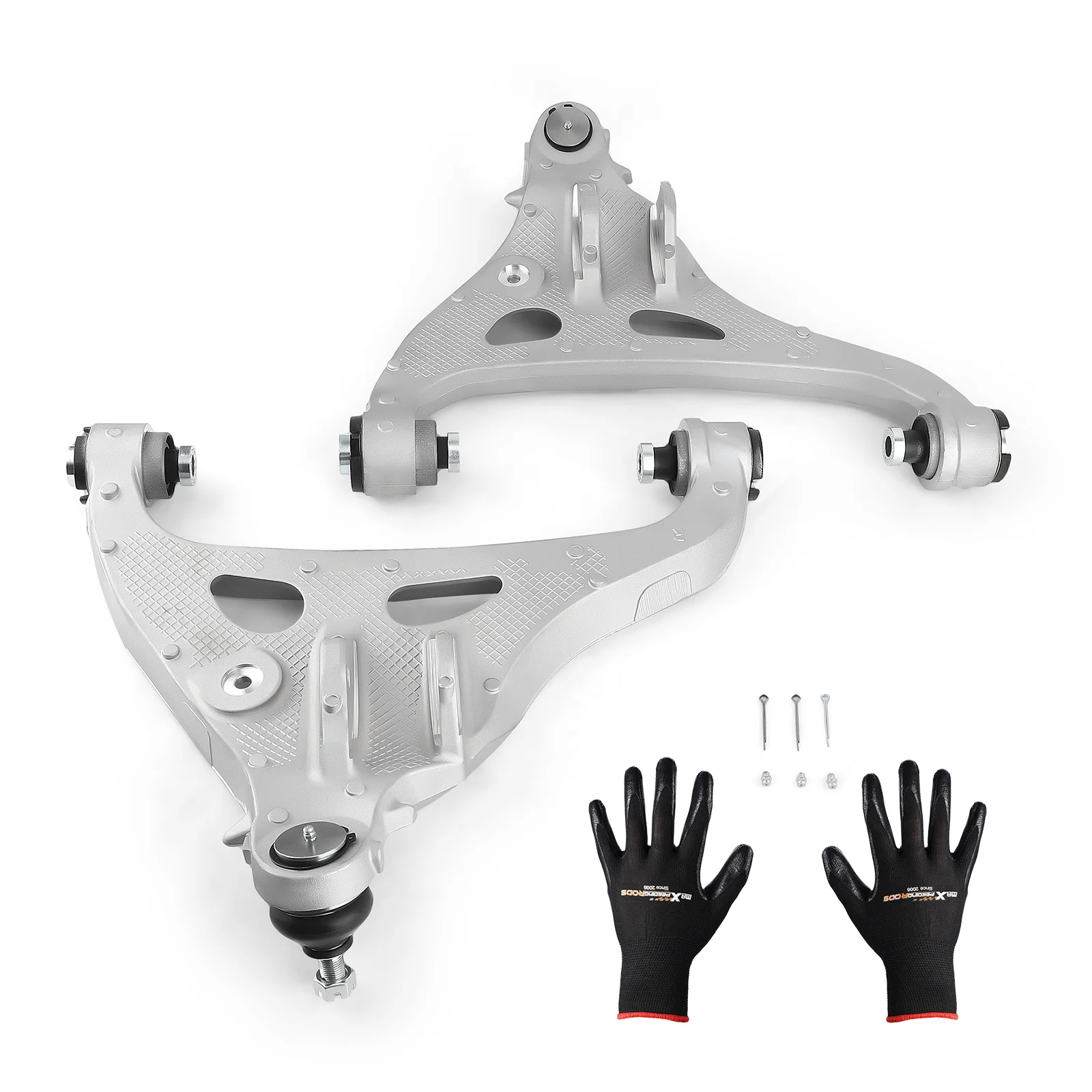 MaXpeedingrods 2 Front Suspension Kit Lower Control Arms Ball Joint With Gloves For Ford F-150 2WD 4WD 2004-2008 MARK LT
