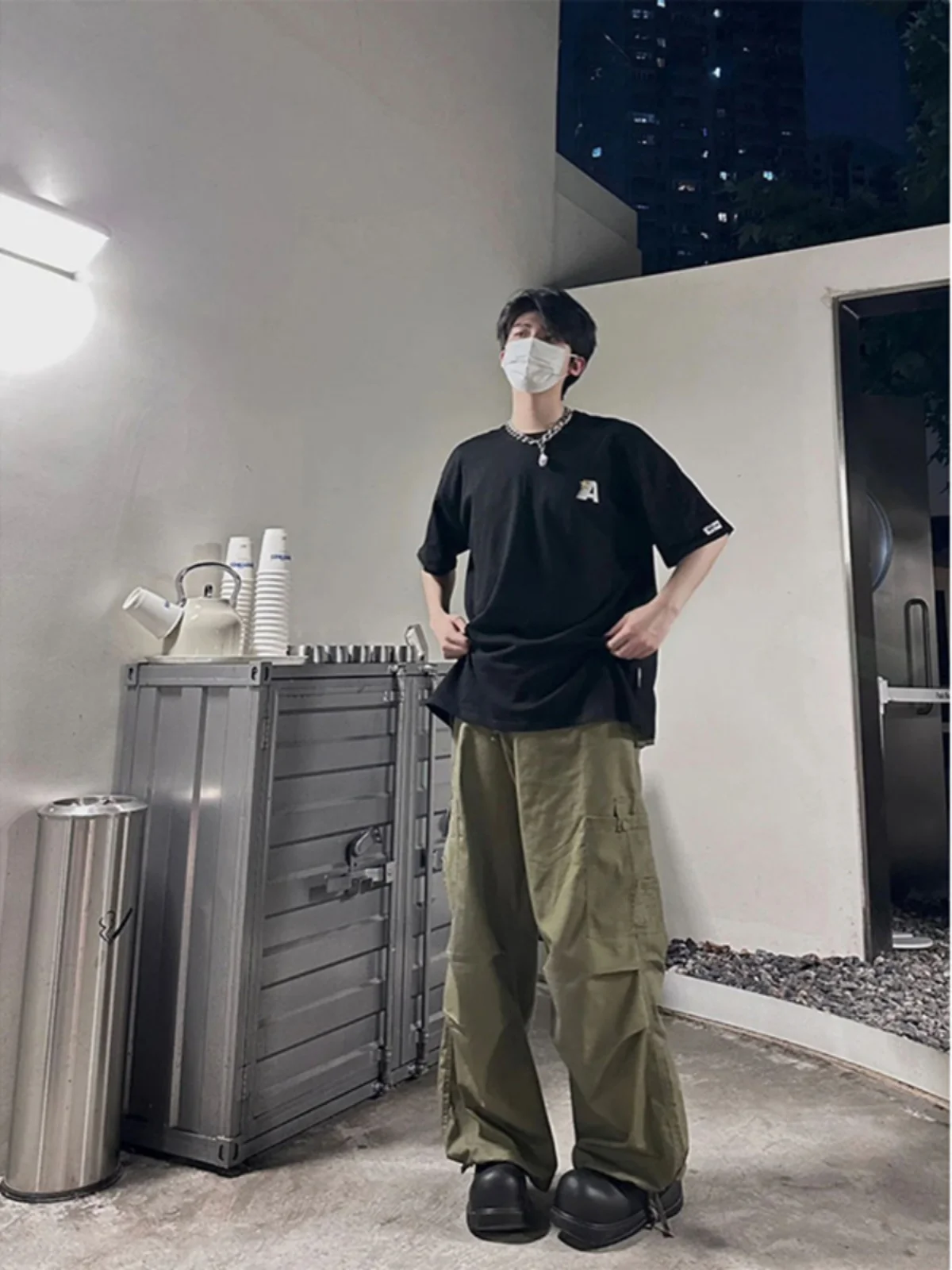 

Camouflage Workwear Pants Men's Summer Foldable Cool Sensation Paratrooper Trousers American Functional Cargo Pants