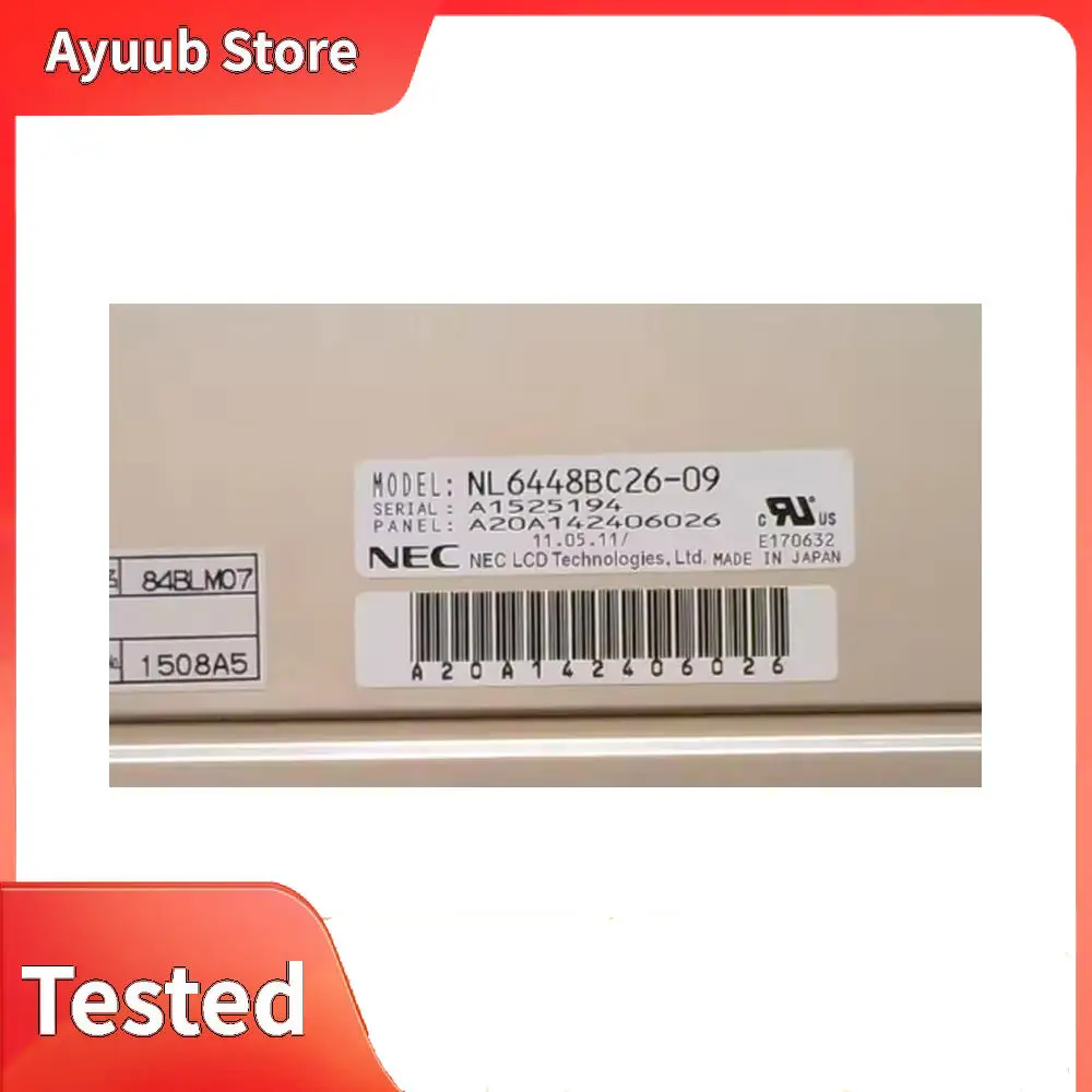 

Original NEC NL6448BC26-09 8.4-inch Industrial LCD Screen，640×480,NL6448BC26-11, NL6448BC26-25.