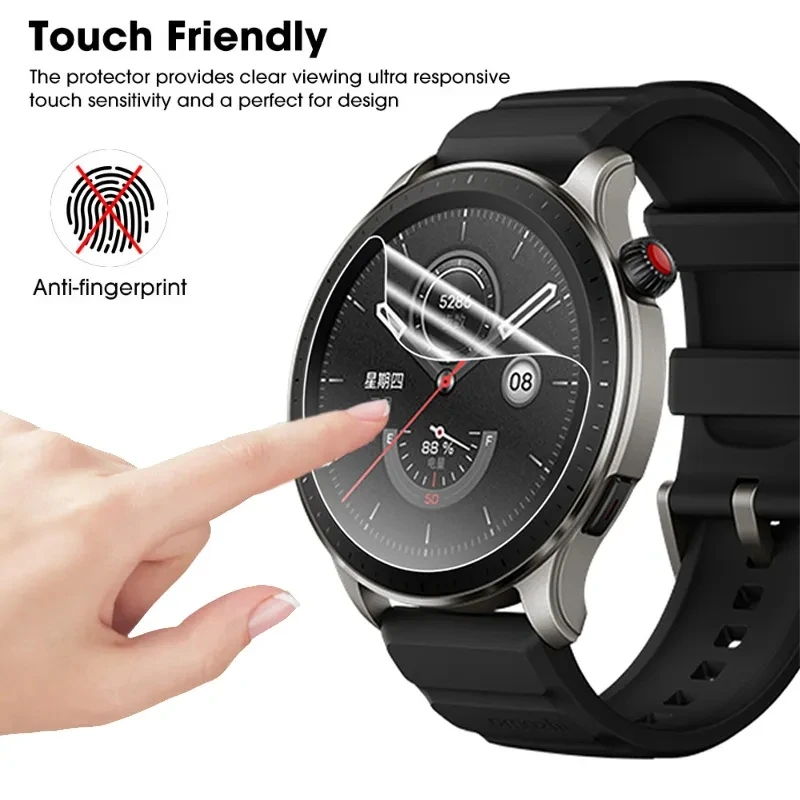 for Amazfit GTR 4 Screen Protector Hydrogel Film for Amazfit GTR 4 Amazfit GTR Mini Film Foil Protection
