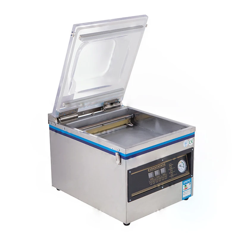 Commercial Wet and Dry Food Vacuum Sealer Automatic Vacuum Packaging Sealer Dual-purpose Fresh-keeping Plastic Sealing Machine