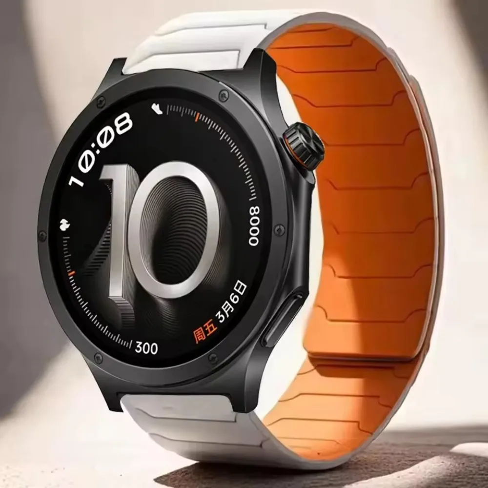 20mm 22mm Silicone Strap for Oneplus Watch 4 3 2R Lite Magnetic Watchband for OPPO Watch S X3 X2 X  Amazfit Bip 6 5 Max Bracelet
