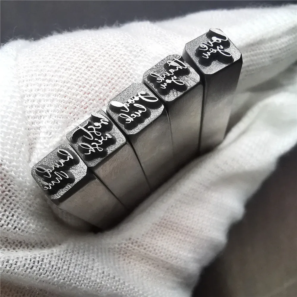 Blessing Words Design Jewelry Stamping Punch Metal Stamps Punching Tool DIY Silver Leather Ring Bracelet Letter Stamp Alphabet